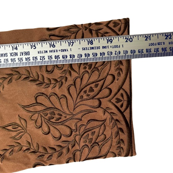 Bob Mackie Wearable Art Jacket Brown Embroidered Button Front 1X - Picture 8 of 12